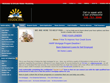 Tablet Screenshot of dreamhomefinancing.com